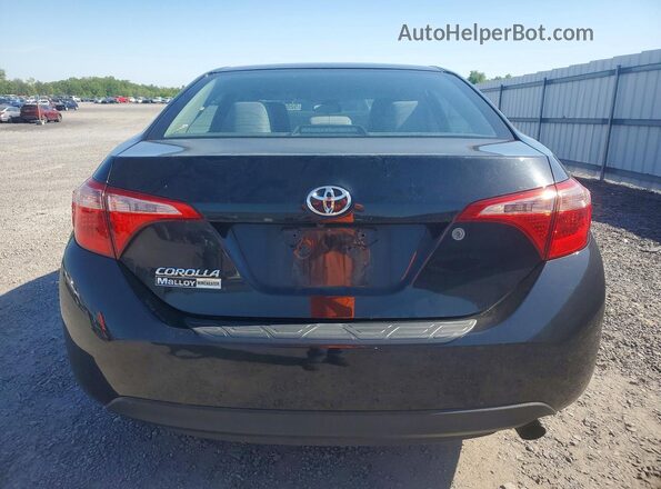 2T1BURHE8JC009473 2018 TOYOTA COROLLA Black Հետևի տեսք