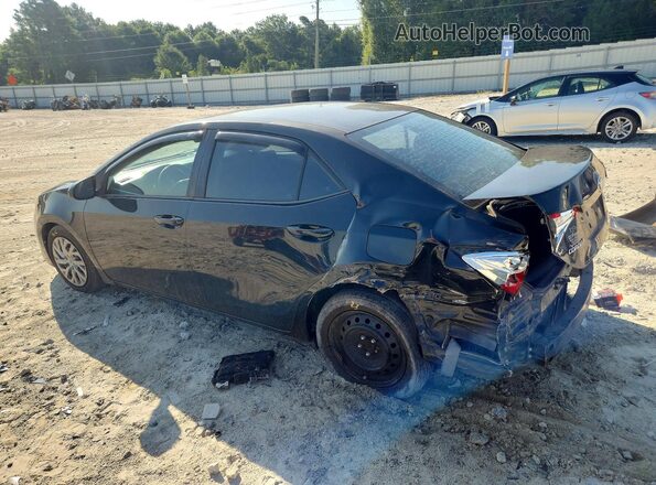 2T1BURHE8JC015810 2018 TOYOTA COROLLA Black Trasero izquierdo