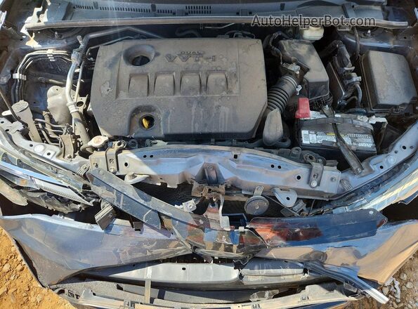 2T1BURHE8JC024054 2018 TOYOTA COROLLA Синий Вид задней части салона