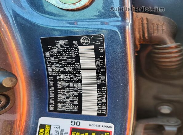 2T1BURHE8JC024054 2018 TOYOTA COROLLA Синий Вид подкапотного пространства