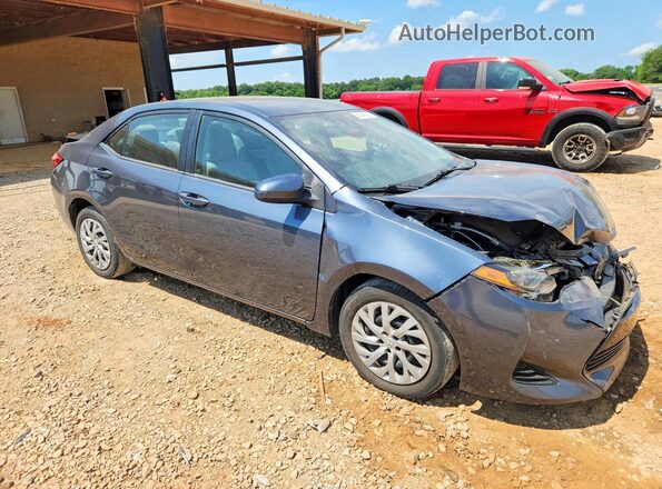 2T1BURHE8JC024054 2018 TOYOTA COROLLA Синий Передняя правая четверть