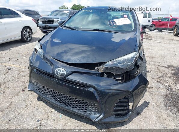 2T1BURHE8JC031554 2018 TOYOTA COROLLA Black წინა ხედი
