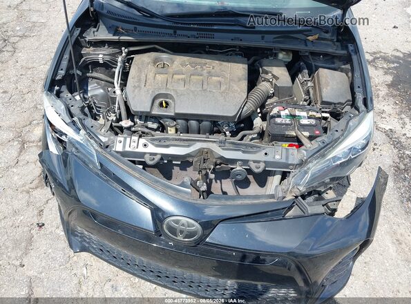 2T1BURHE8JC031554 2018 TOYOTA COROLLA Black უკანა ხედი