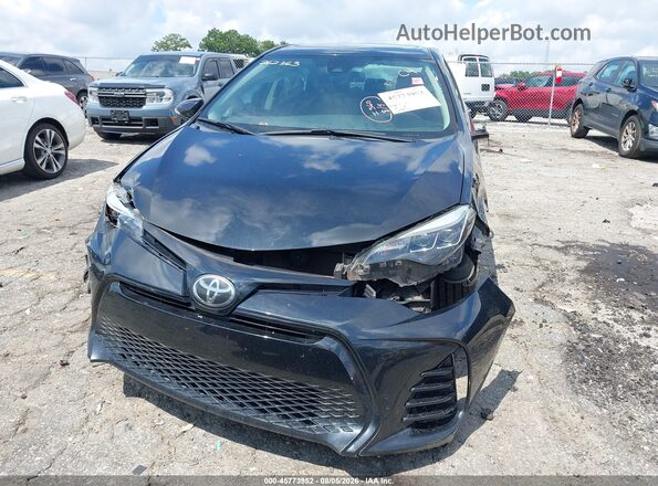 2T1BURHE8JC031554 2018 TOYOTA COROLLA Black ხელსაწყოთა პანელის ხედი