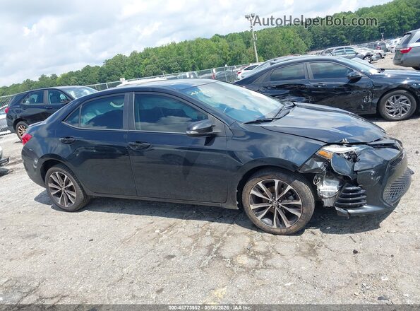2T1BURHE8JC031554 2018 TOYOTA COROLLA Black უკანა სალონის ხედი