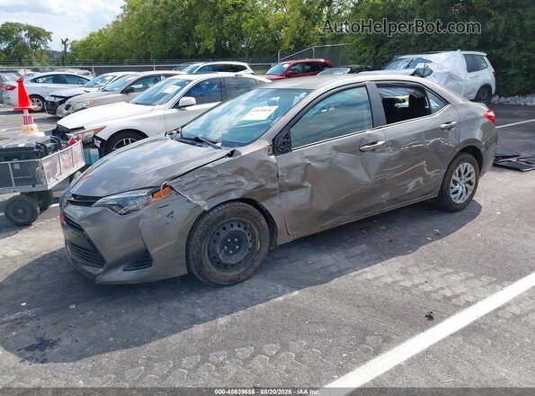 2T1BURHE8JC047964 2018 TOYOTA COROLLA Серый Передняя левая четверть