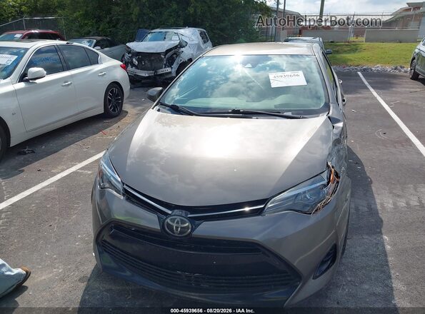 2T1BURHE8JC047964 2018 TOYOTA COROLLA Серый Вид щитка приборов