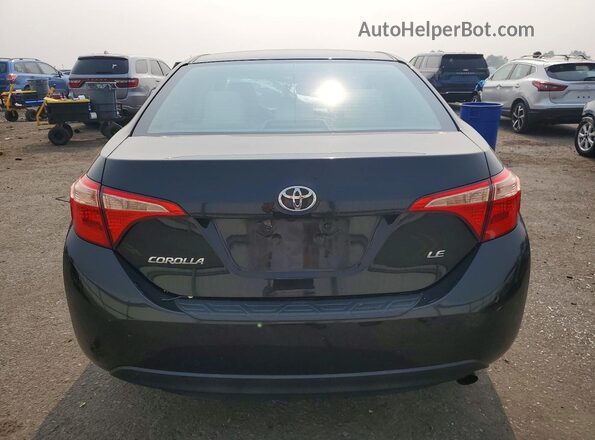 2T1BURHE8JC061430 2018 TOYOTA COROLLA Black Rear view