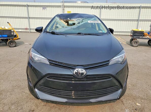 2T1BURHE8JC061430 2018 TOYOTA COROLLA Black Front view