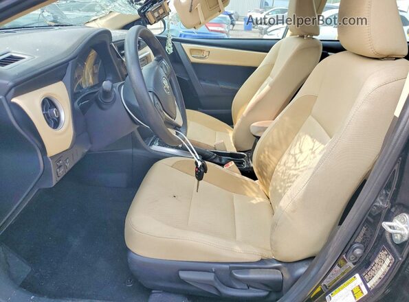 2T1BURHE8JC061430 2018 TOYOTA COROLLA Black Front interior view