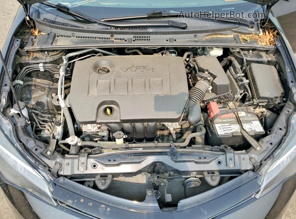 2T1BURHE8JC061430 2018 TOYOTA COROLLA Black Rear interior view
