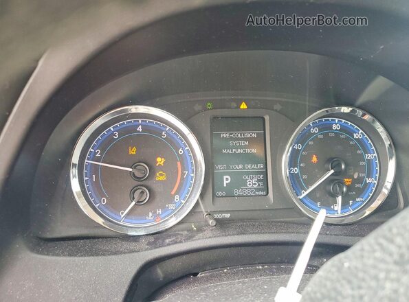 2T1BURHE8JC097361 2018 TOYOTA COROLLA Серый Вид щитка приборов