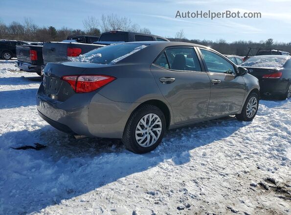 2T1BURHE8JC108021 2018 TOYOTA COROLLA Серый Задняя правая четверть