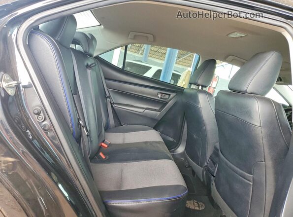2T1BURHE8JC965066 2018 TOYOTA COROLLA Black Rear seats view