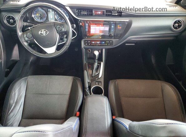 2T1BURHE8JC965066 2018 TOYOTA COROLLA Black Dashboard view