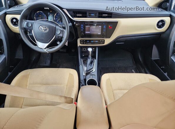 2T1BURHE8JC968064 2018 TOYOTA COROLLA Black წინა პანელის ხედი