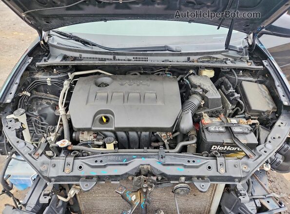2T1BURHE8JC968064 2018 TOYOTA COROLLA Black უკანა სალონის ხედი