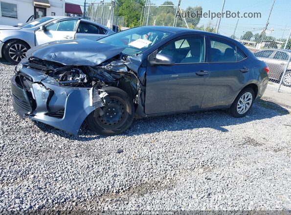 2T1BURHE8JC978058 2018 TOYOTA COROLLA Blue Передня ліва чверть