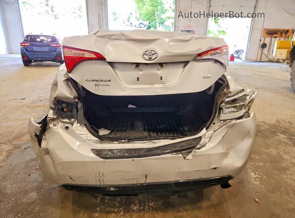 2T1BURHE8KC166535 2019 TOYOTA COROLLA Silver Հետևի տեսք