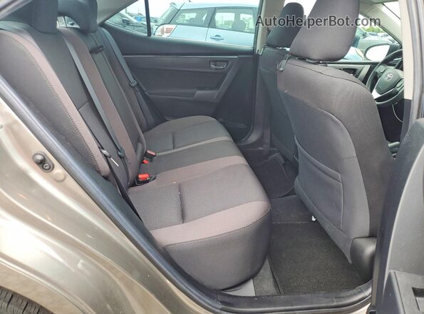 2T1BURHE8KC185912 2019 TOYOTA COROLLA Коричневый Вид задних сидений