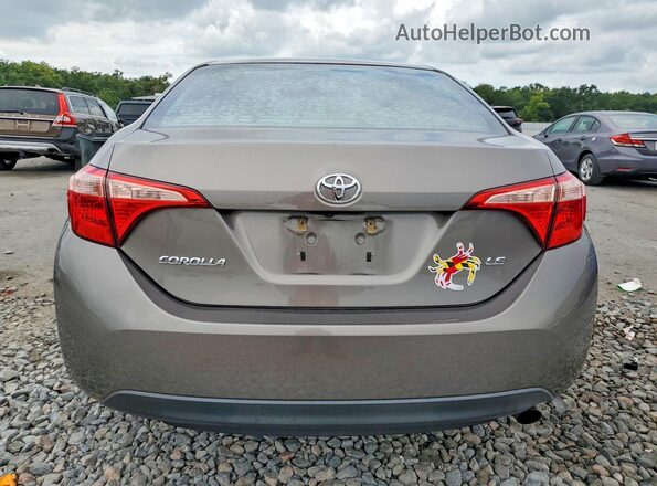 2T1BURHE8KC185912 2019 TOYOTA COROLLA Коричневый Вид сзади