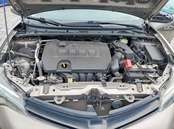 2T1BURHE8KC185912 2019 TOYOTA COROLLA Коричневый Вид задней части салона