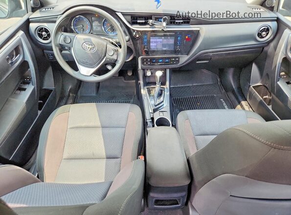 2T1BURHE8KC192827 2019 TOYOTA COROLLA Blue Dashboard view