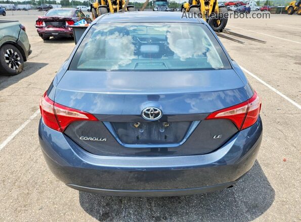 2T1BURHE8KC192827 2019 TOYOTA COROLLA Blue Rear view