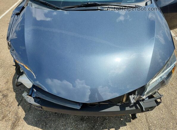 2T1BURHE8KC192827 2019 TOYOTA COROLLA Blue Rear interior view