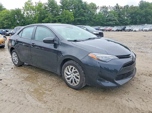 2T1BURHE8KC195968 2019 TOYOTA COROLLA Черный Передняя правая четверть