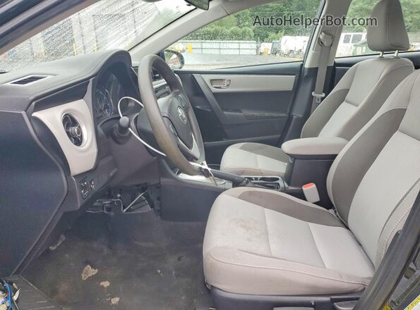 2T1BURHE8KC195968 2019 TOYOTA COROLLA Черный Вид салона спереди