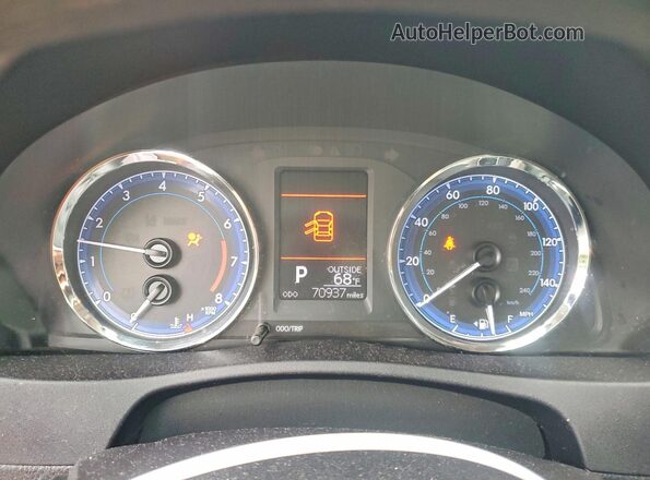 2T1BURHE8KC195968 2019 TOYOTA COROLLA Черный Вид щитка приборов