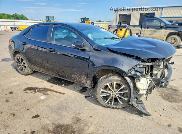 2T1BURHE8KC208248 2019 TOYOTA COROLLA Black Front interior view