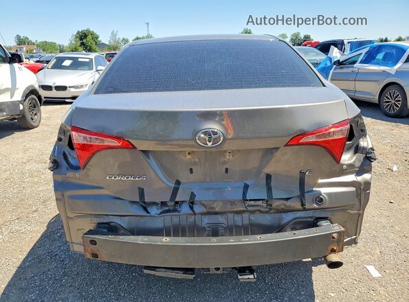 2T1BURHE8KC216737 2019 TOYOTA COROLLA Gray Вид ззаду