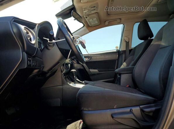 2T1BURHE8KC216737 2019 TOYOTA COROLLA Gray Вид салону спереду