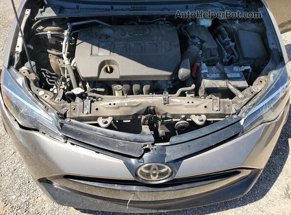 2T1BURHE8KC216737 2019 TOYOTA COROLLA Gray Вид задньої частини салону