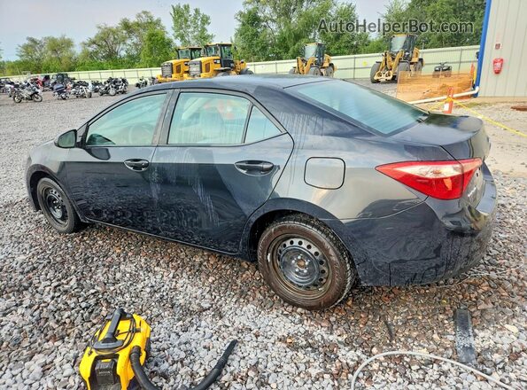 2T1BURHE8KC232260 2019 TOYOTA COROLLA Black Tył lewy
