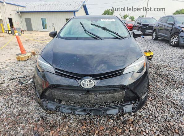 2T1BURHE8KC232260 2019 TOYOTA COROLLA Black Widok z przodu