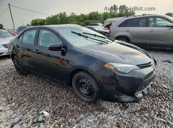 2T1BURHE8KC232260 2019 TOYOTA COROLLA Black Przód prawy