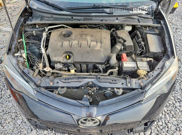 2T1BURHE8KC232260 2019 TOYOTA COROLLA Black Widok wnętrza z tyłu
