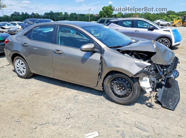 2T1BURHE8KC239290 2019 TOYOTA COROLLA Tan Передня права чверть