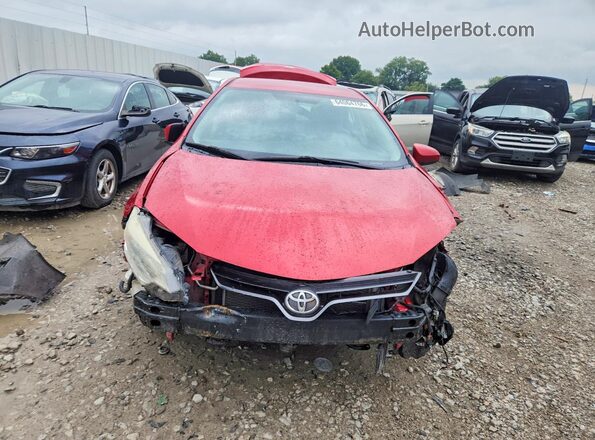 2T1BURHE9GC486485 2016 TOYOTA COROLLA Red Widok z przodu
