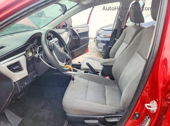 2T1BURHE9GC486485 2016 TOYOTA COROLLA Red Widok wnętrza z przodu