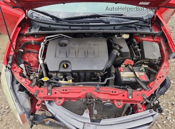 2T1BURHE9GC486485 2016 TOYOTA COROLLA Red Widok wnętrza z tyłu