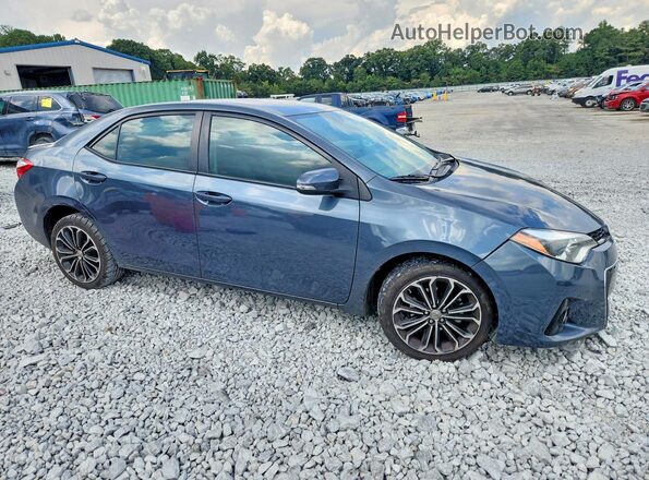 2T1BURHE9GC489998 2016 TOYOTA COROLLA Blue Delantero derecho