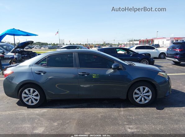 2T1BURHE9GC496336 2016 TOYOTA COROLLA Серый Вид задней части салона