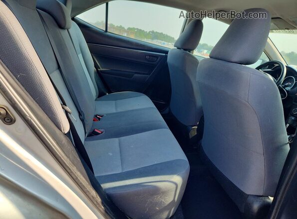 2T1BURHE9GC506251 2016 TOYOTA COROLLA Silver Rear seats view