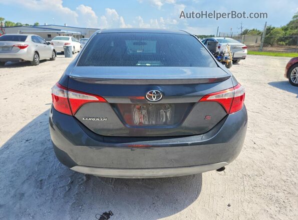 2T1BURHE9GC553666 2016 TOYOTA COROLLA Gray Rear view