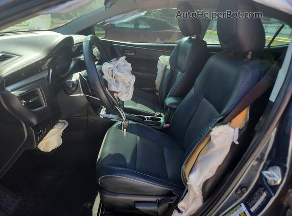2T1BURHE9GC553666 2016 TOYOTA COROLLA Gray Front interior view