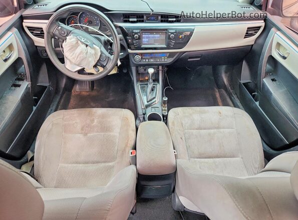 2T1BURHE9GC575344 2016 TOYOTA COROLLA Blue წინა პანელის ხედი